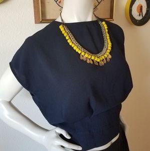 Atmosphere Navy Blouse Size 8